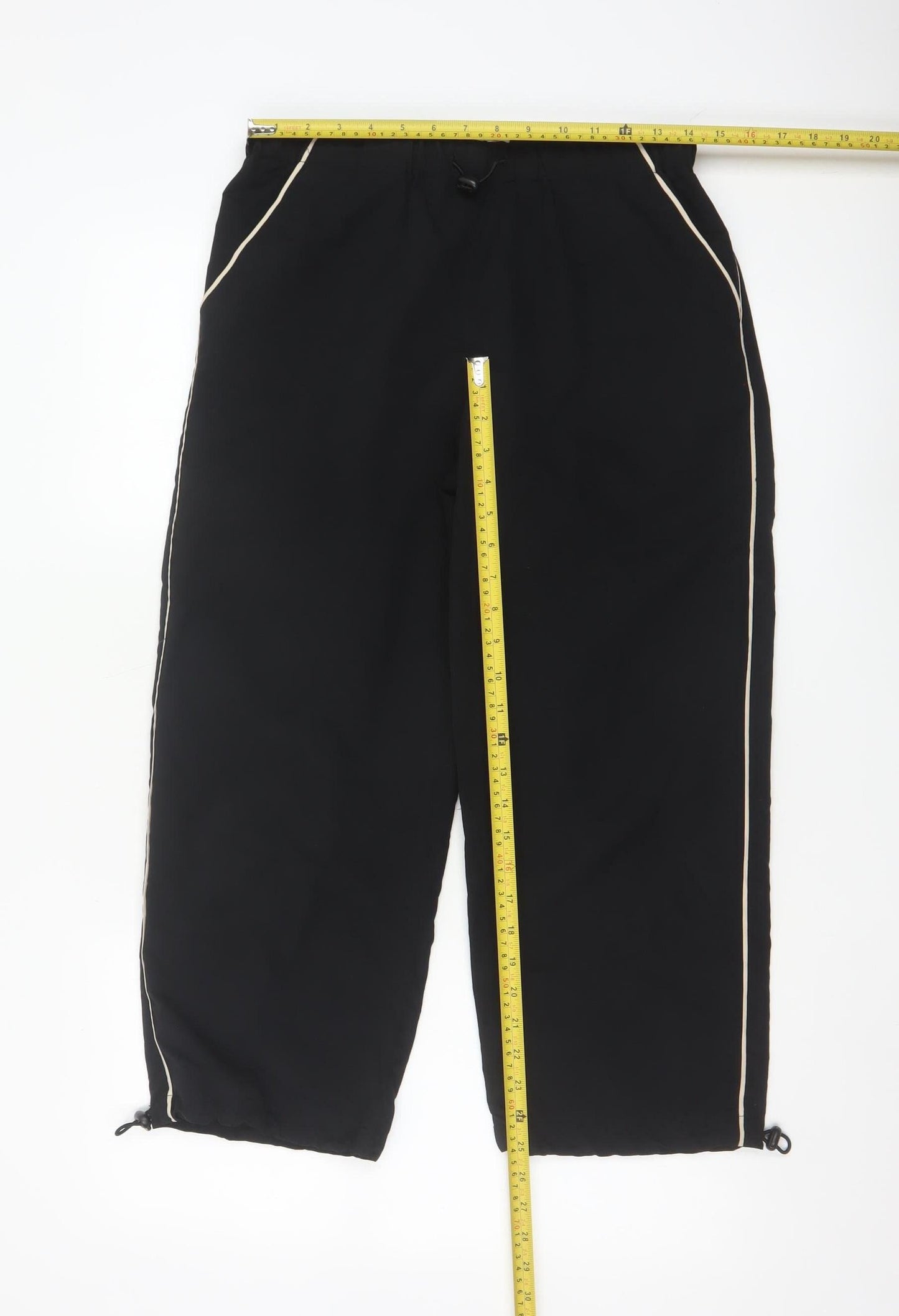 Keywest Womens Black Size 12 Cargo Jogger Trousers with Elastic Waist