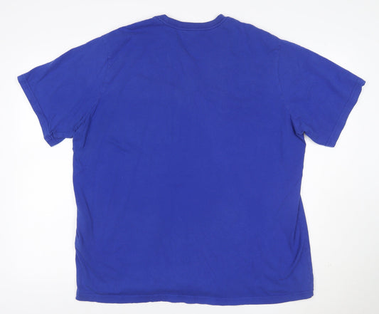 Levi's Men's Blue Cotton Crew Neck Short Sleeve T-Shirt XL