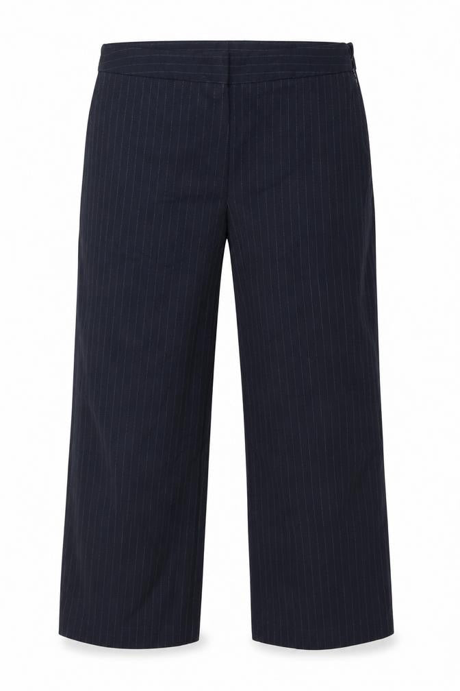 Next Women’s Blue Pinstripe Tailored Dress Trousers Size 12
