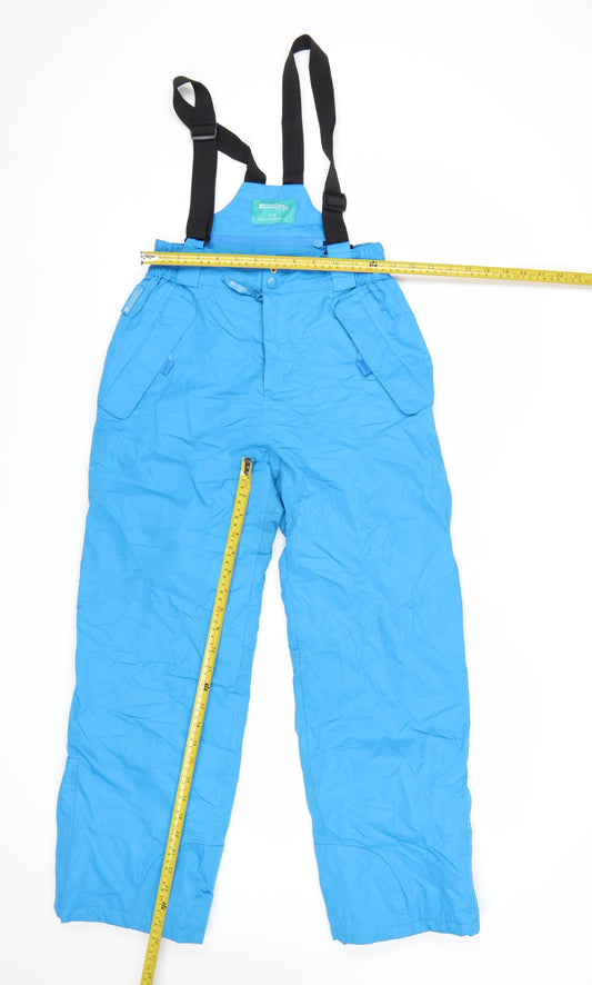 Mountain Warehouse Boys Blue 11-12 Years Waterproof Insulated Snow Pants