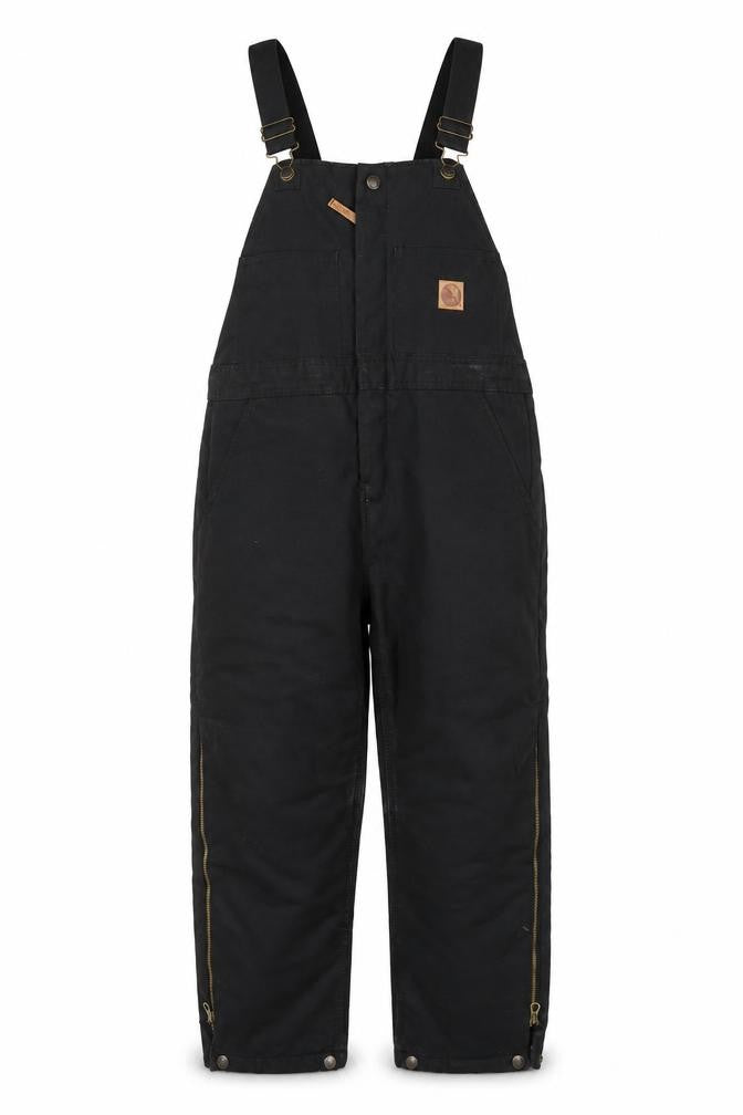 Berne Black Youth Regular Cotton Insulated Dungaree 10-12