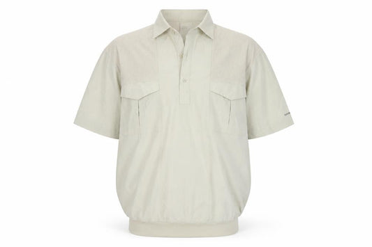 Catamaran Men's Beige Short Sleeve Collared Polo Shirt Size S