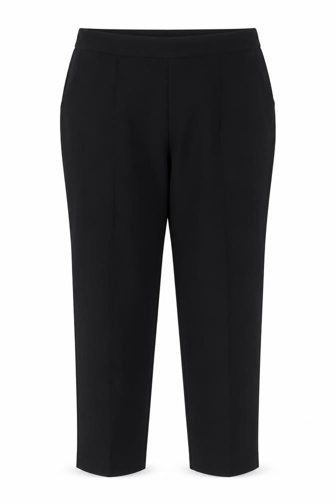Marks and Spencer Women’s Black Size 14 Straight Leg Stretch Trousers