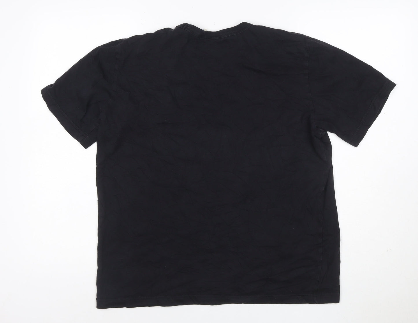 Champion Men's Black Large Short Sleeve Crew Neck T-Shirt