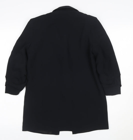 River Island Women’s Black Size 6 Long Tuxedo Blazer Jacket