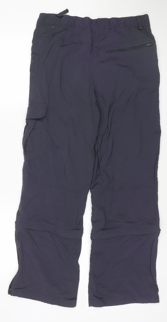 Craghoppers Womens Black Cargo Travel Trousers Size 10 Regular