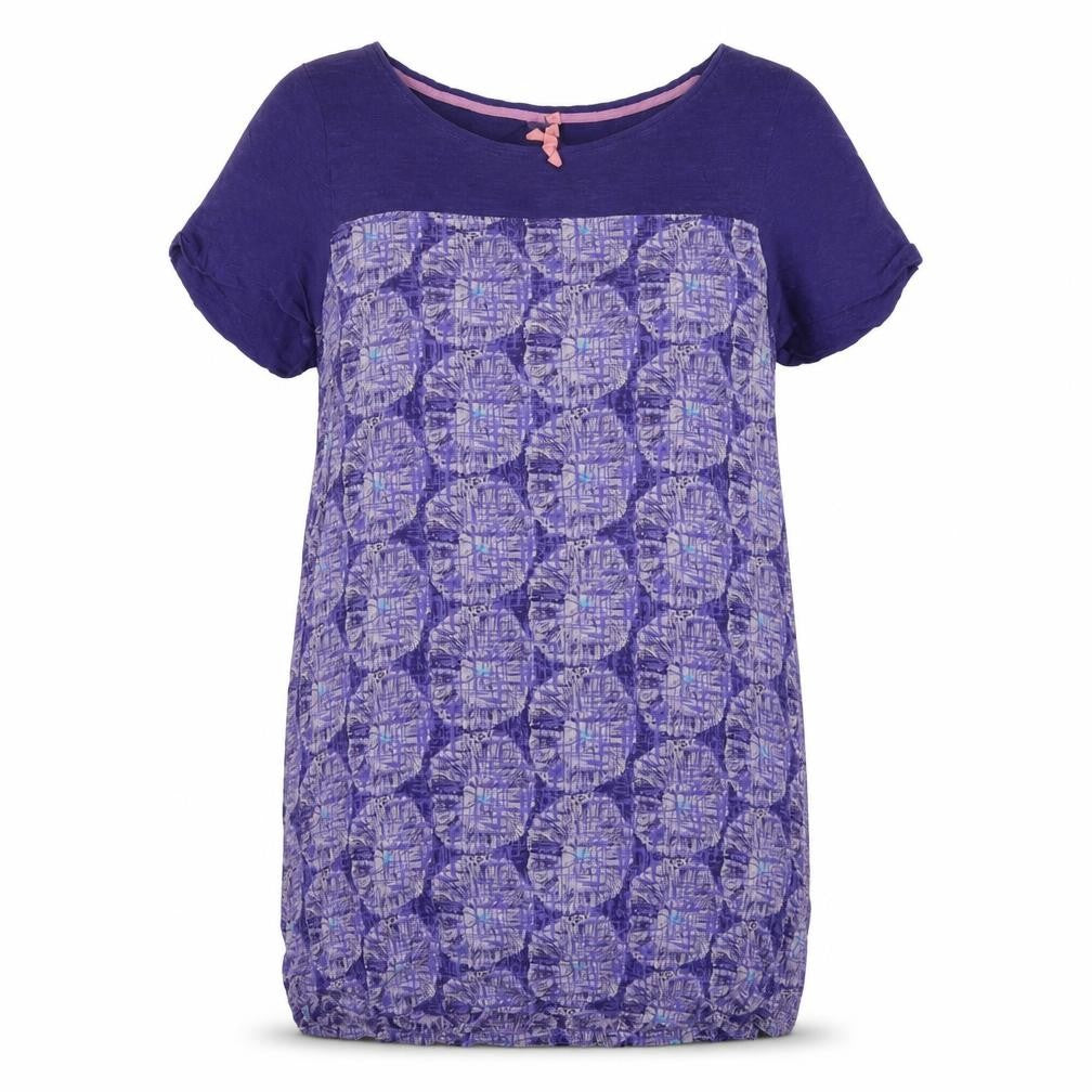 White Stuff Women's Purple Geometric Shift Dress Size 16