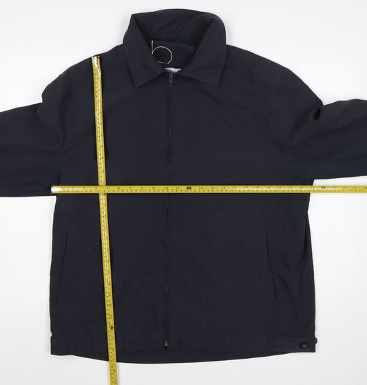 Brook Taverner Men’s Black 44 Regular Full Zip Collared Jacket