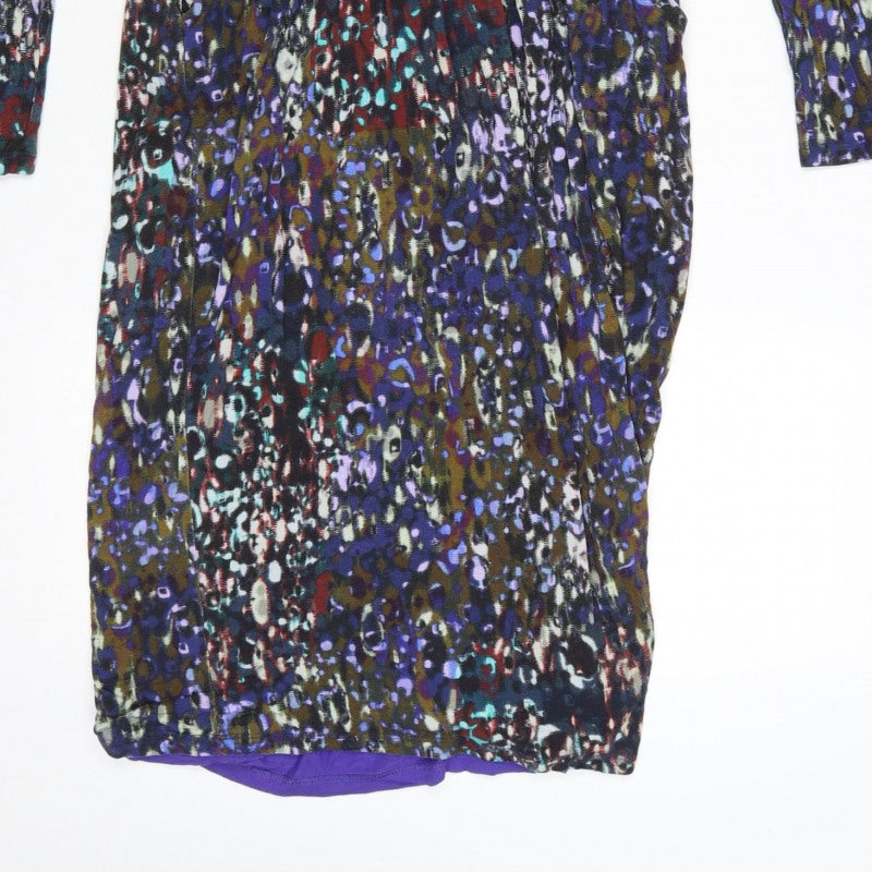 Wishbone Women Multicoloured UK 10 Knee Length Sheath Dress