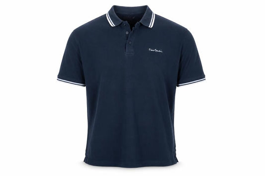 Pierre Cardin Men’s Blue 2XL Regular Fit Logo Polo Shirt