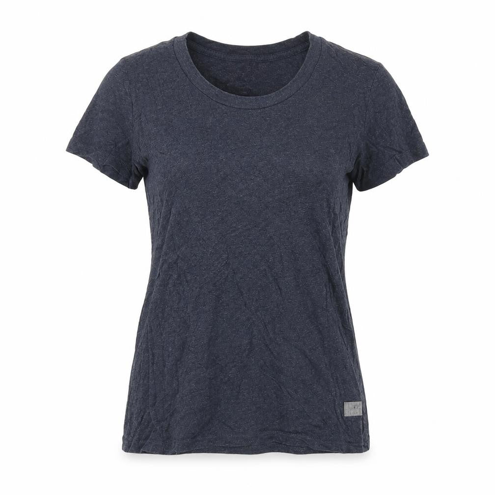 Superdry Women’s Blue L Basic Cotton Crew Neck Short Sleeve T-Shirt