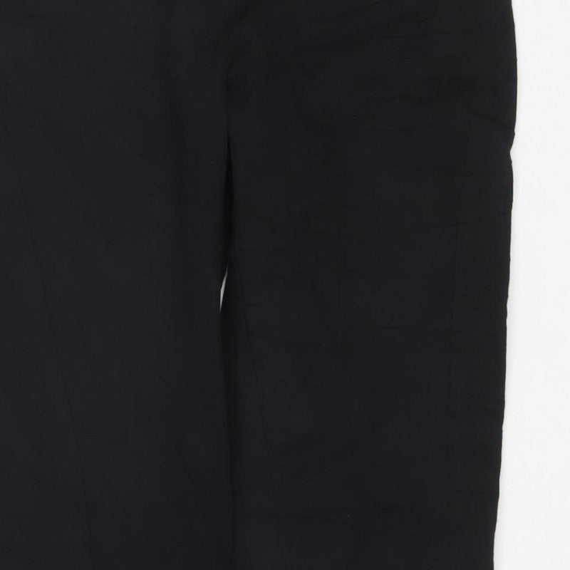 Phase Eight Women’s Black Size 12 Wide-Leg Tailored Trousers Ankle Zip