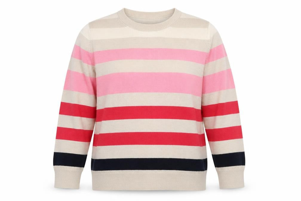 Marks & Spencer Women’s Multicoloured Striped Knit Jumper UK 14