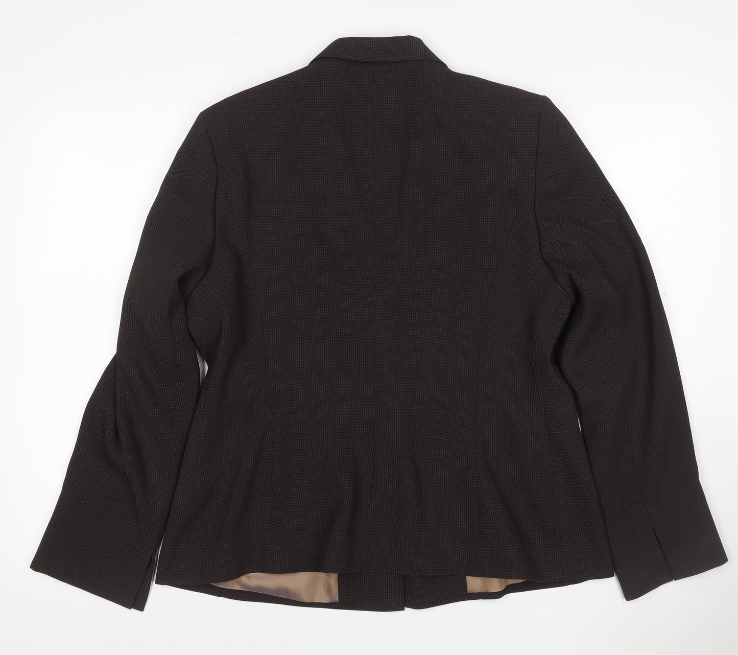 Principles Women’s Brown Size 16 One Button Lined Blazer Jacket