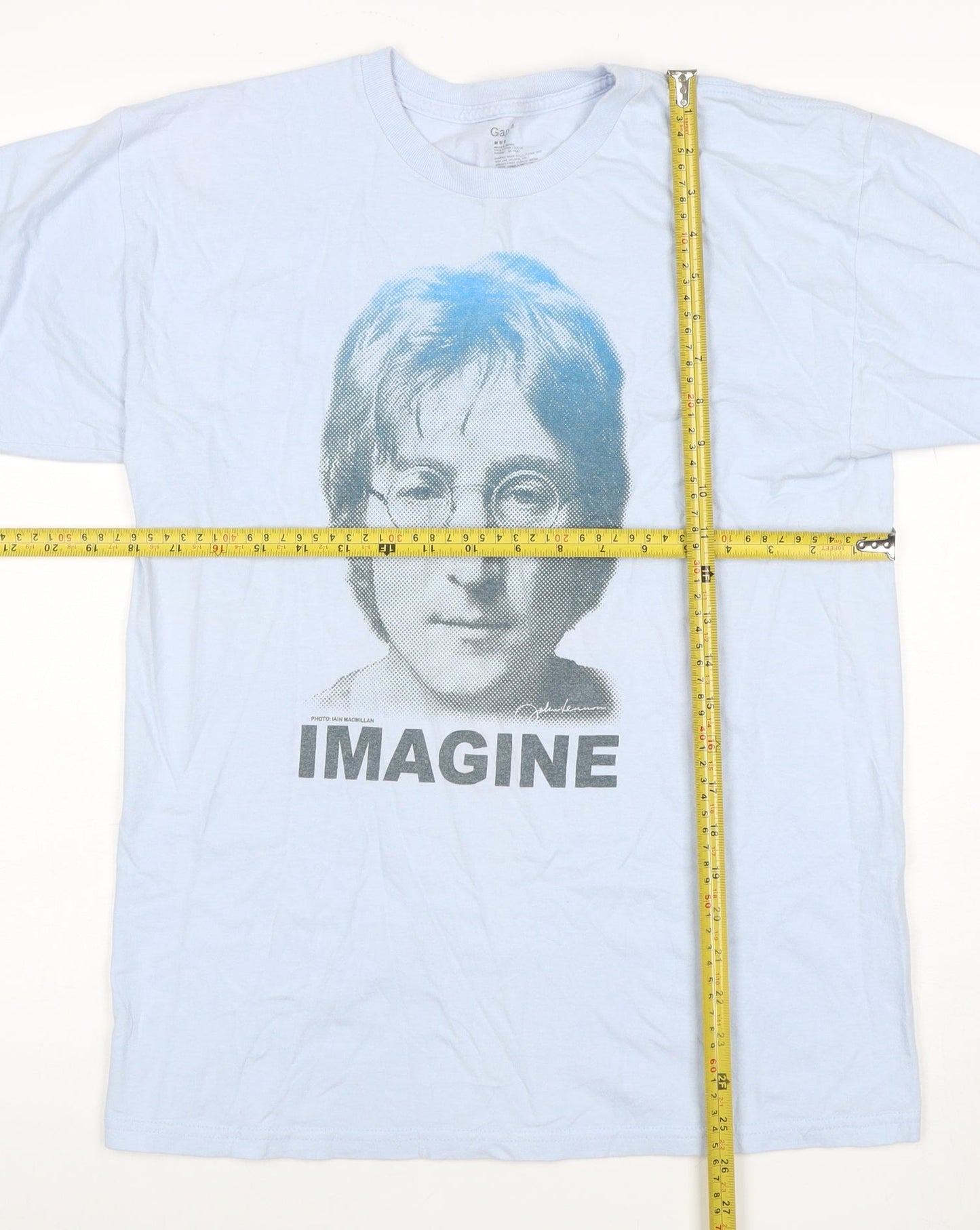 Gap Men's Blue M John Lennon Imagine Graphic Print Crew Neck T-Shirt
