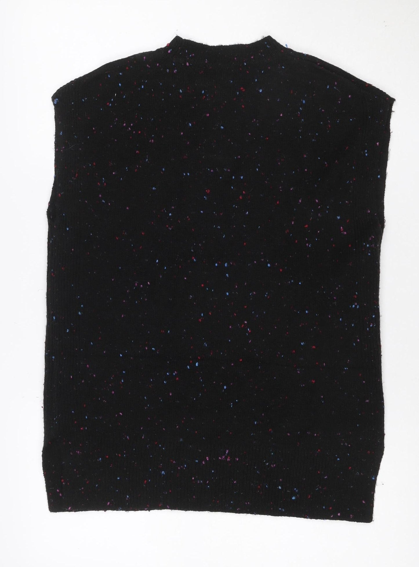M&S Collection Women’s Black Speckled Knit Jumper Vest Size S