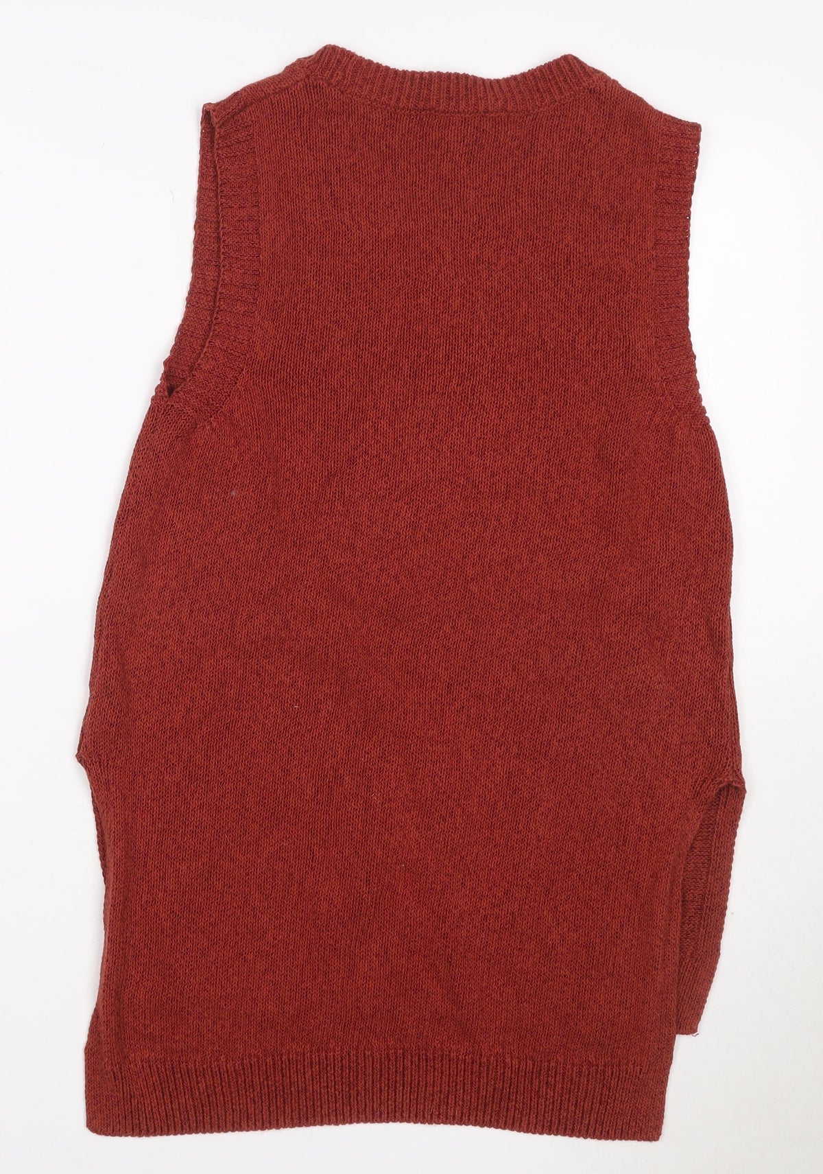 Marks & Spencer Women Red Size 8 Limited Edition Knit Jumper Vest