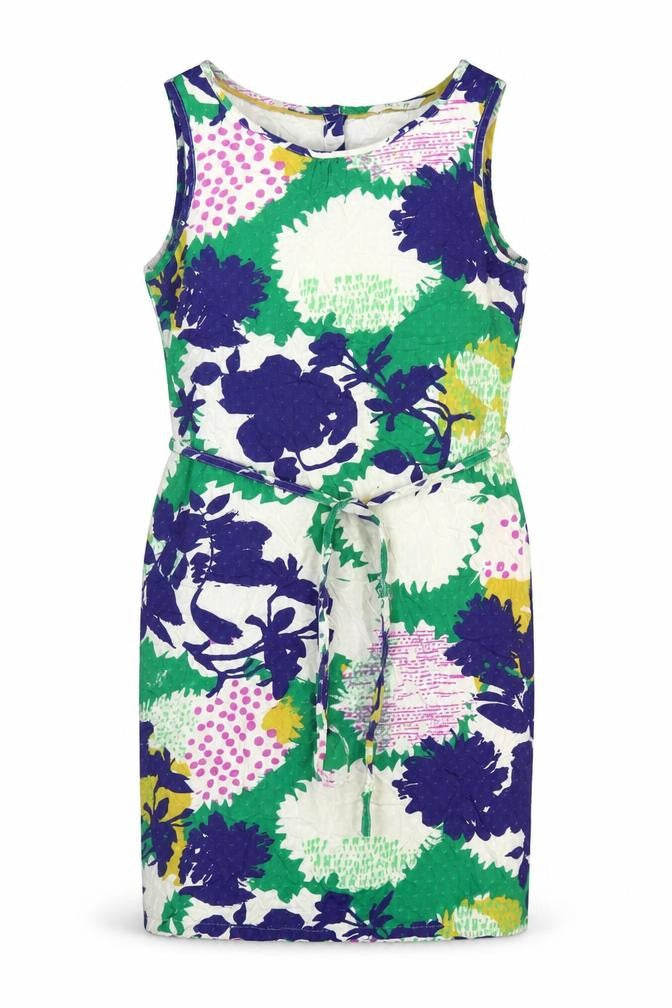 White Stuff Women’s Multicoloured Floral Belted Sheath Dress UK 8