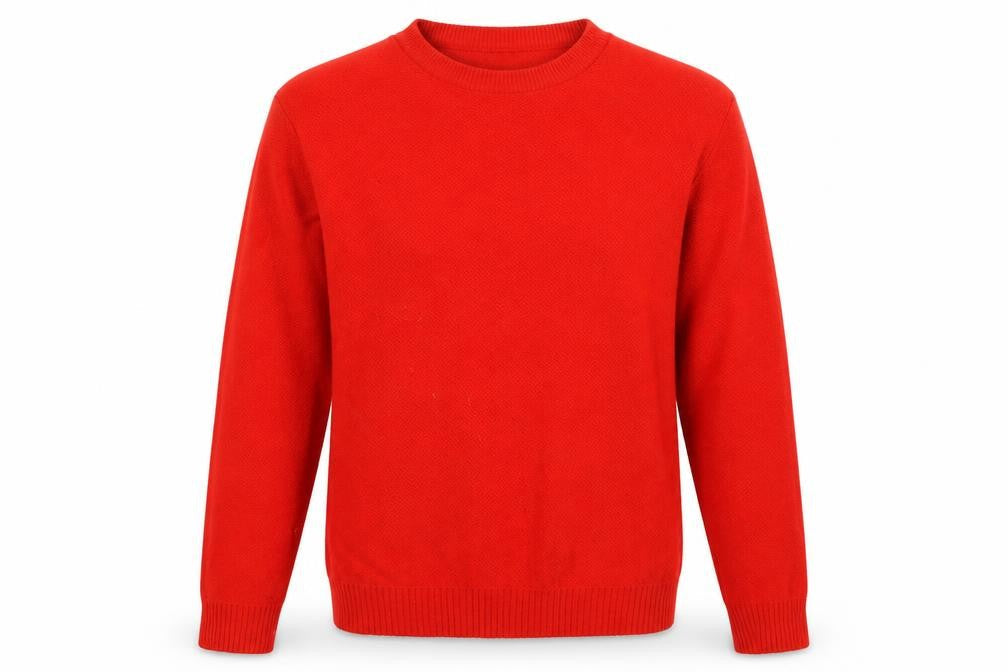 Uniqlo U Women’s Red L Wool Blend Crew Neck Knit Jumper