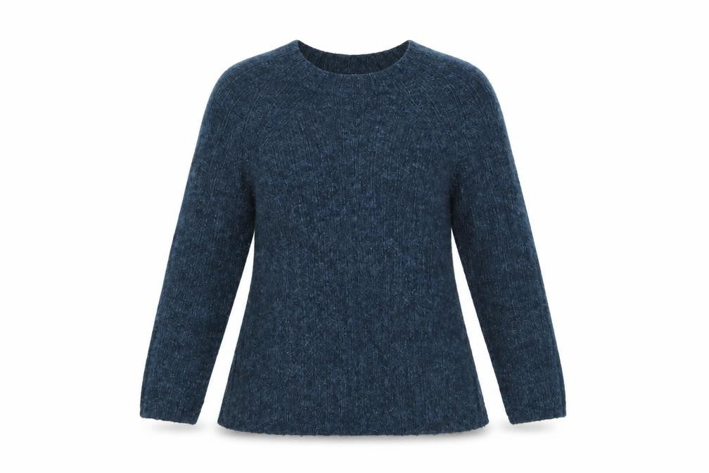 Next Women’s Blue UK 8 Crew Neck Long Sleeve Knit Pullover Jumper