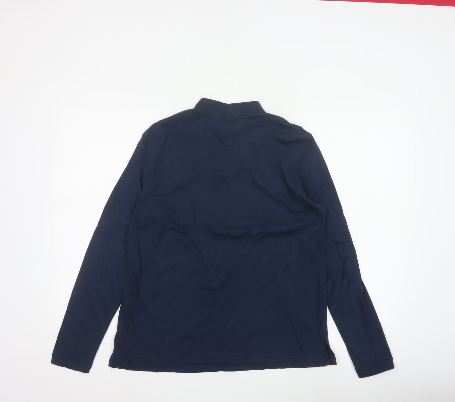 Kaleidoscope Women’s Navy Blue UK 16 High Neck Embroidered Jersey Blouse