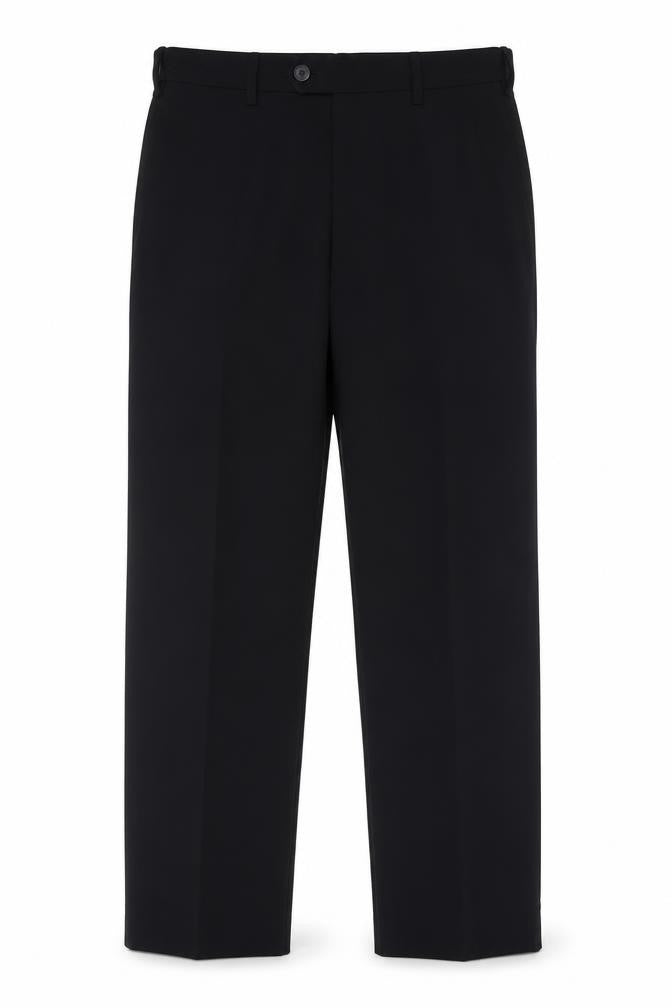 Marks & Spencer Men's Navy 34/31 Slim Fit Dress Trousers
