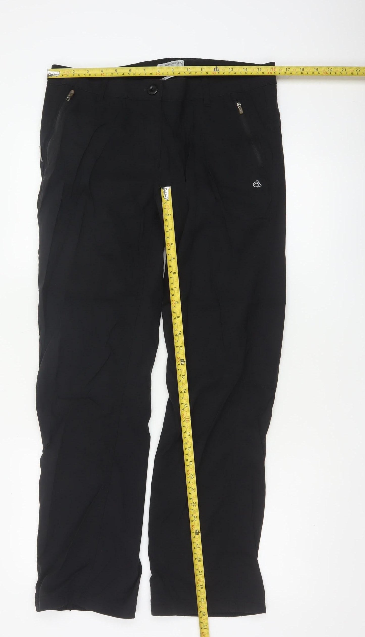 Craghoppers Women’s Black UK 14 Regular Stretch Hiking Trousers