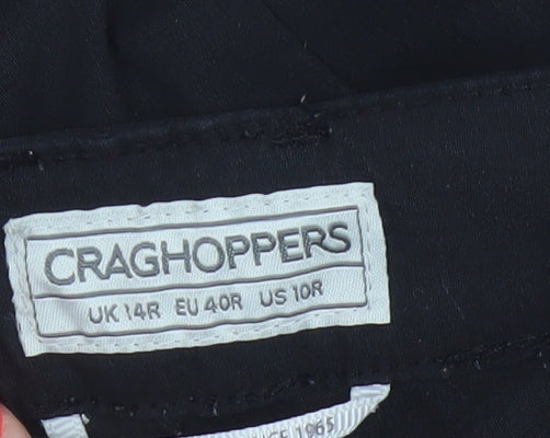 Craghoppers Women’s Black UK 14 Regular Stretch Hiking Trousers