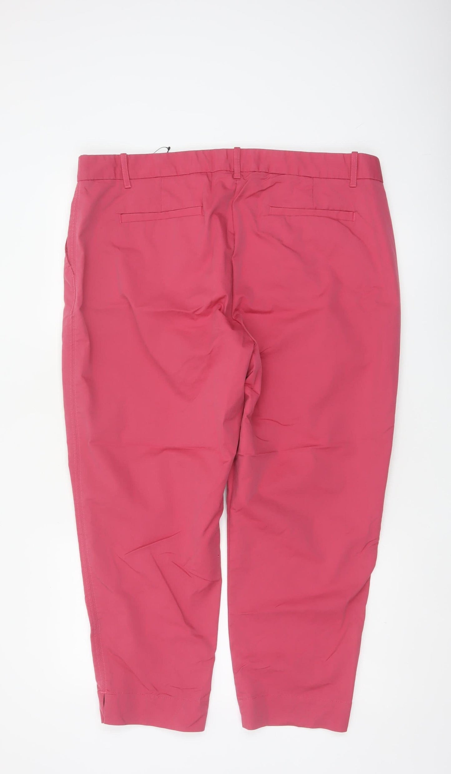 Marks & Spencer Women’s Pink Size 20 Tapered Ankle Trousers