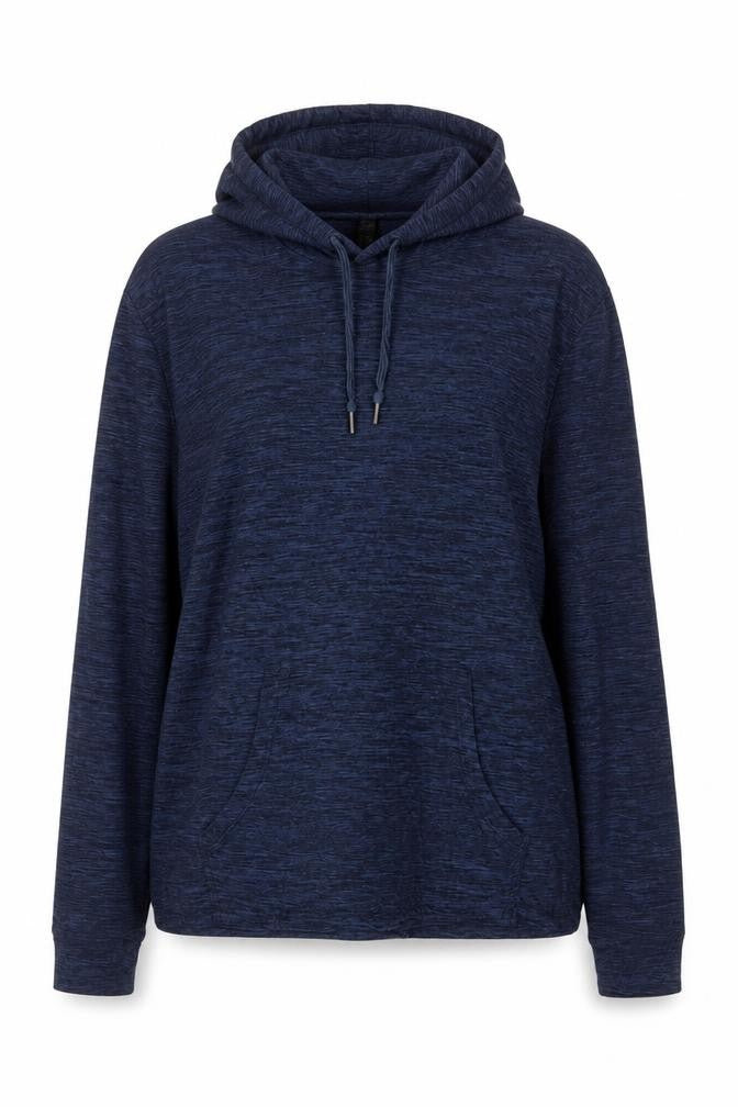 Kyodan Women’s Blue Medium Pullover Hooded Sweatshirt with Pockets