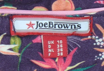 Joe Browns Women's Multicoloured UK 10 Fit & Flare Tropical Dress