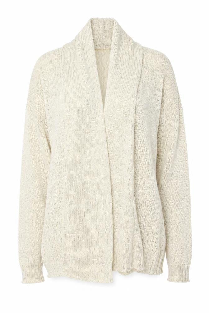 The Collection Debenhams Women's Ivory Size 20 Open Knit Cardigan