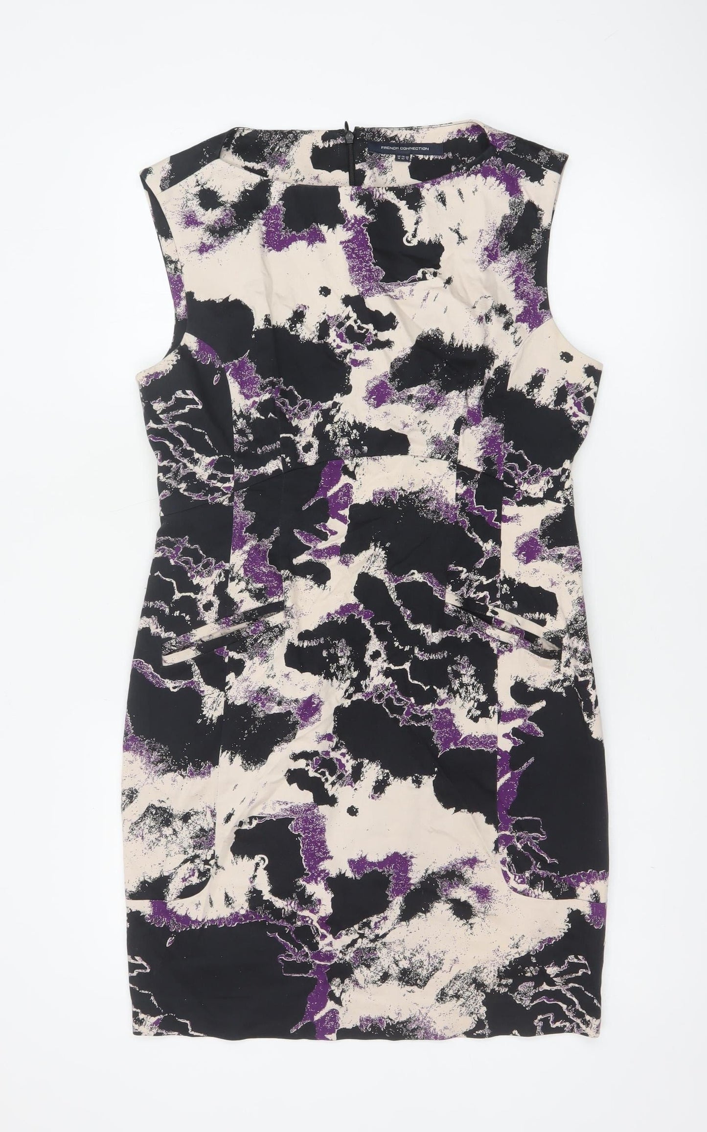 French Connection Women’s Multicoloured UK 14 Sheath Dress