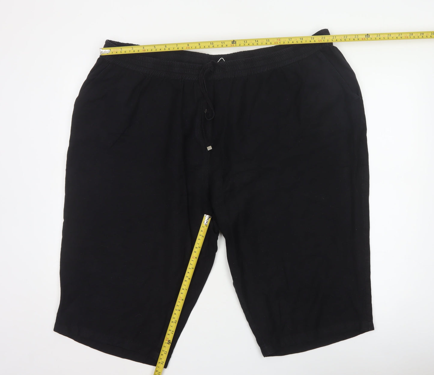 Anthology Men’s Black UK 28 Drawstring Lightweight Shorts
