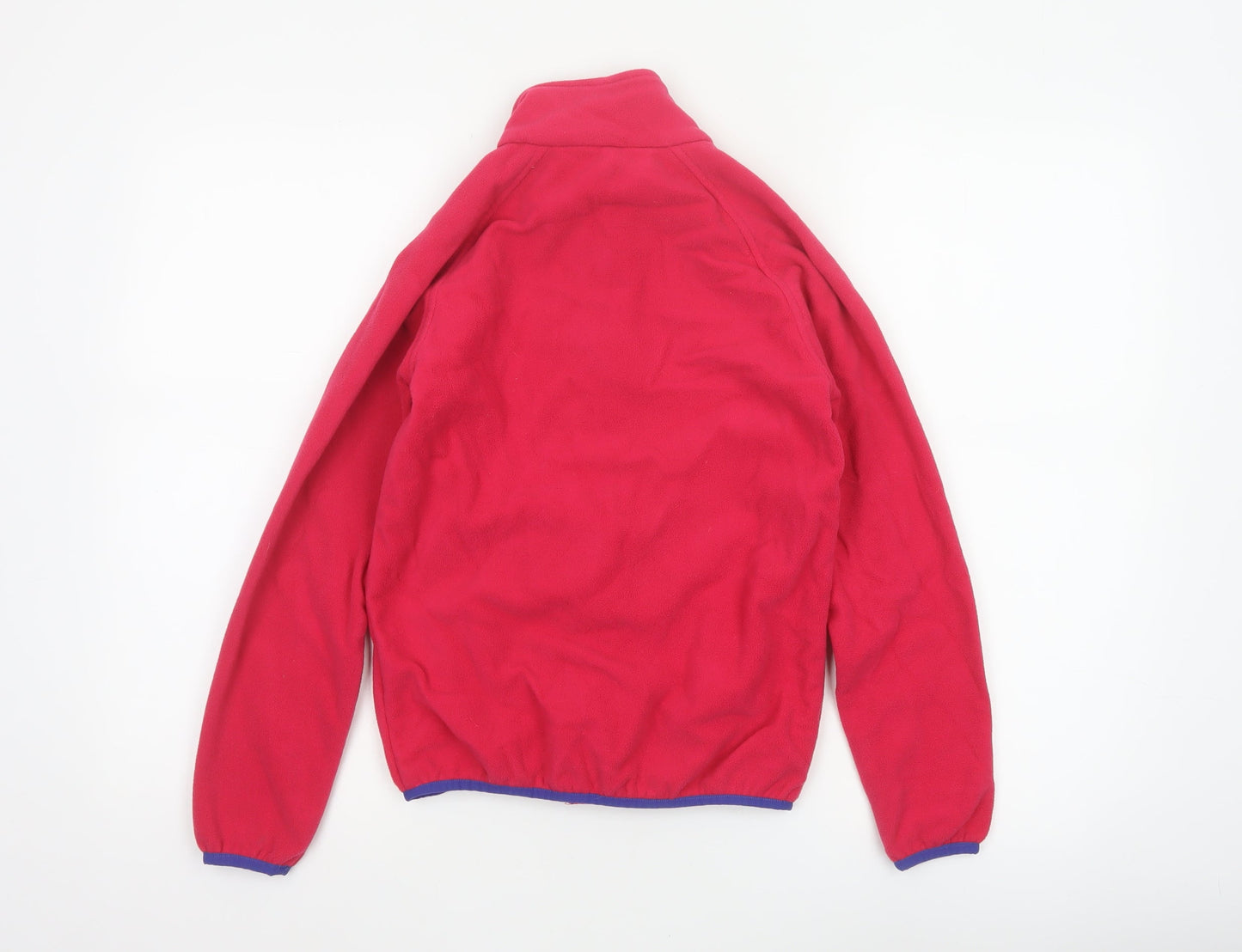 Hi Gear Girls Pink Fleece Jacket Age 9-10 Full Zip Hiking