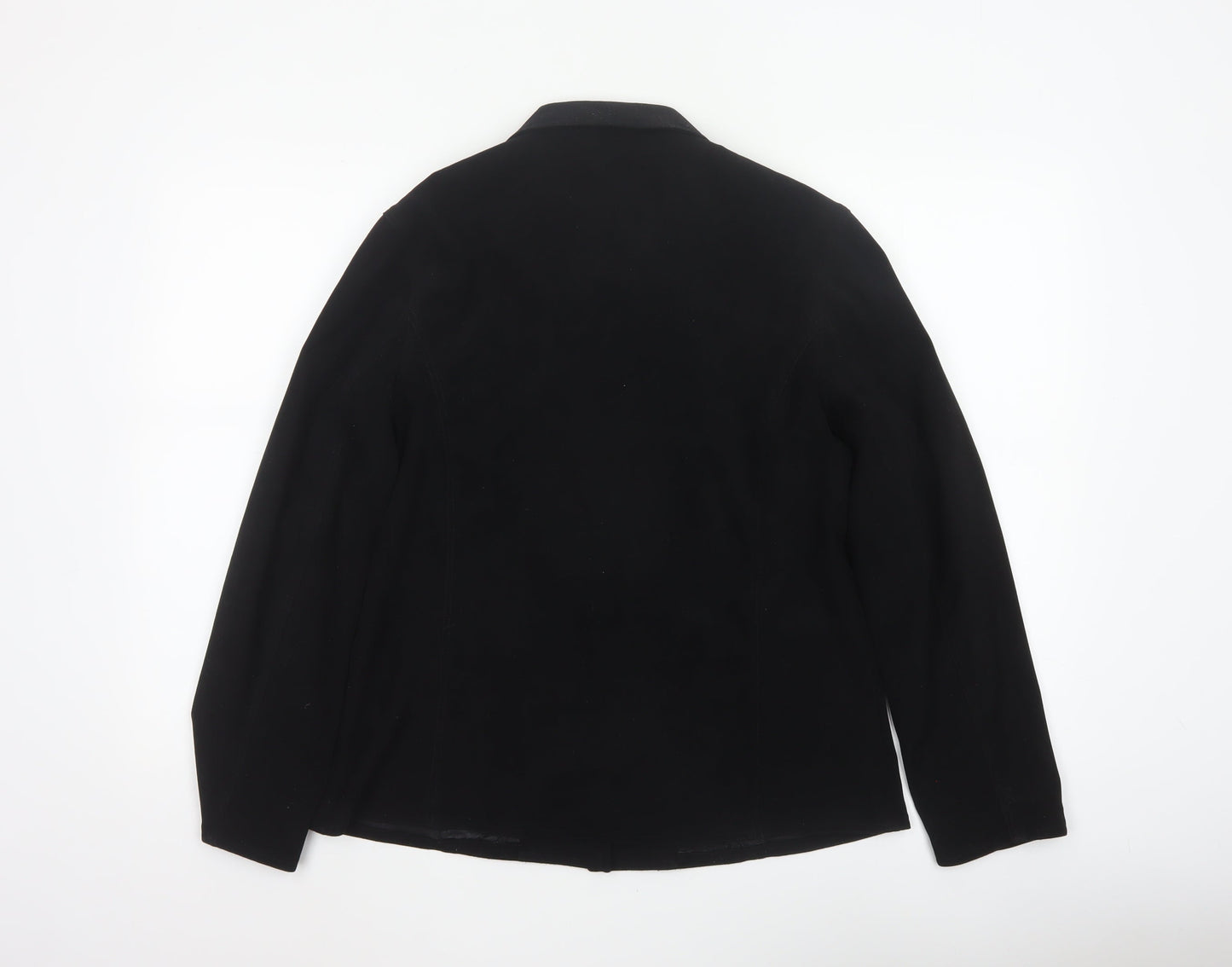 Orvis Women’s Black Small Button Front Collared Basic Jacket
