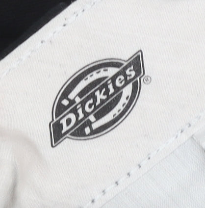 Dickies Men’s Black W24 Work Trousers Straight Leg Cotton Blend