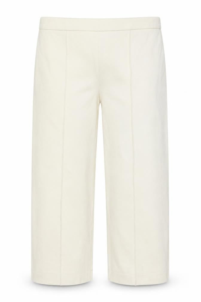 Marks & Spencer Women Ivory Size 22 Regular Wide-Leg Trousers
