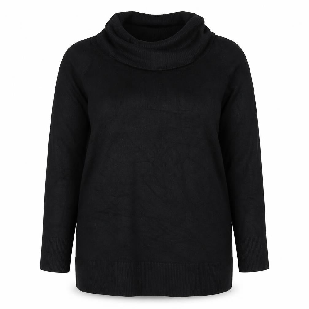 Next Women’s Black Cowl Neck Knit Pullover Jumper UK 18