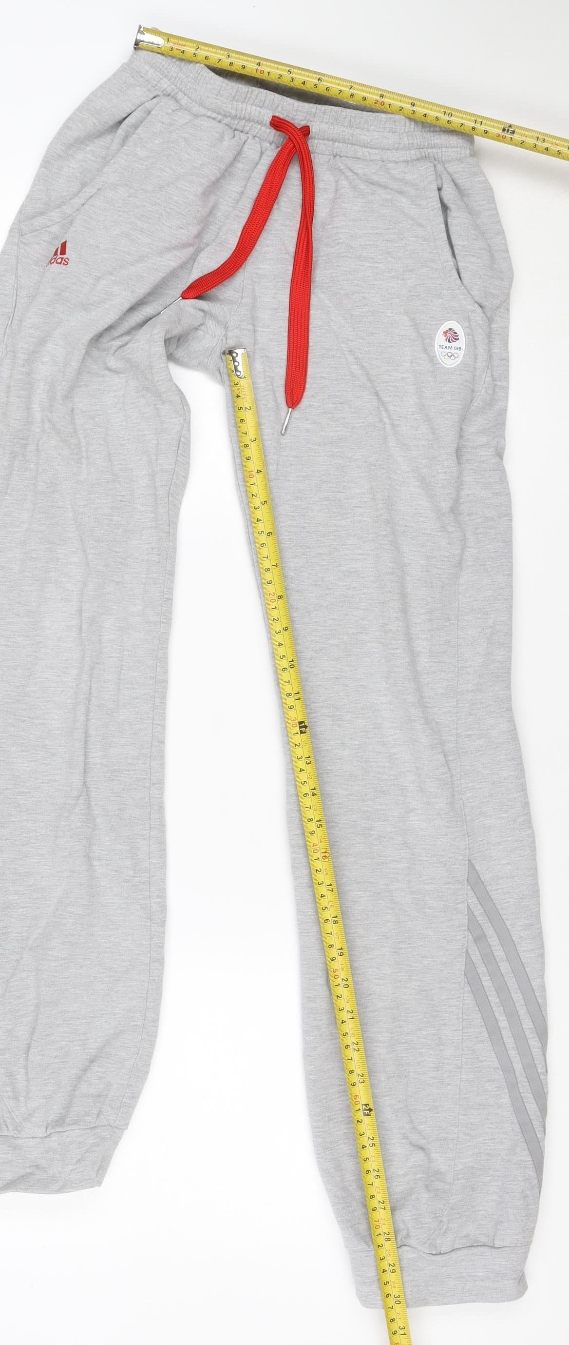 Adidas Unisex Adults Grey S Jogger Team GB London 2012 Track Pants