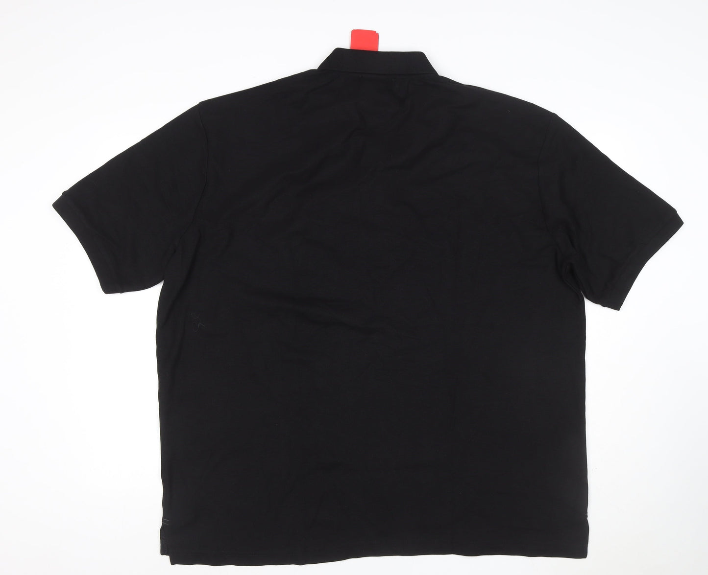 Slazenger Men’s Black 4XL Logo Short Sleeve Polo Shirt New