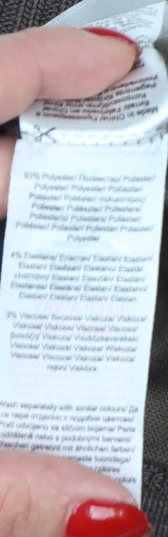 Pepco Women Brown Size 14 Knit Bell Sleeve Crew Neck Jumper NWT