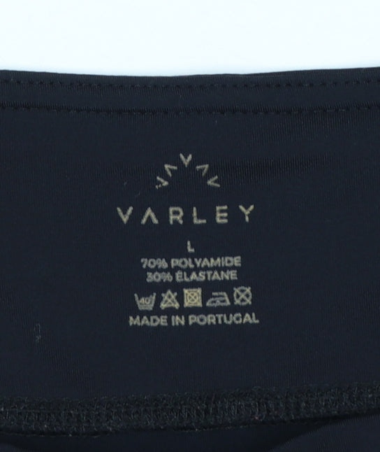Varley Women Black L Compression Skinny Yoga Gym Leggings