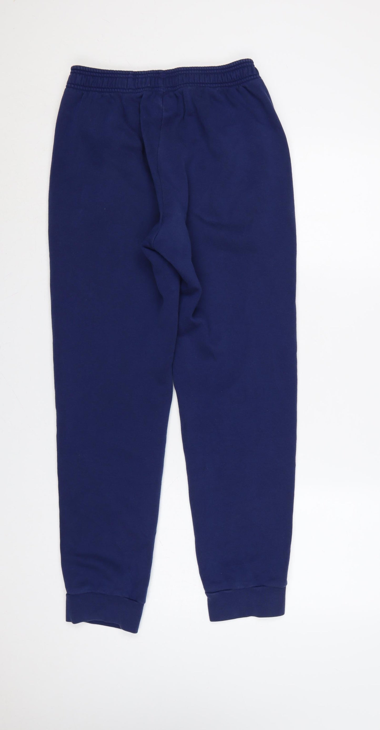 adidas Men’s Blue S Sweatpants Logo Tapered Cuffed Joggers