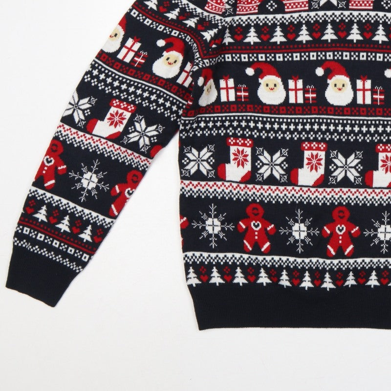 Livergy Men’s Multicoloured M Christmas Fair Isle Crew Neck Jumper