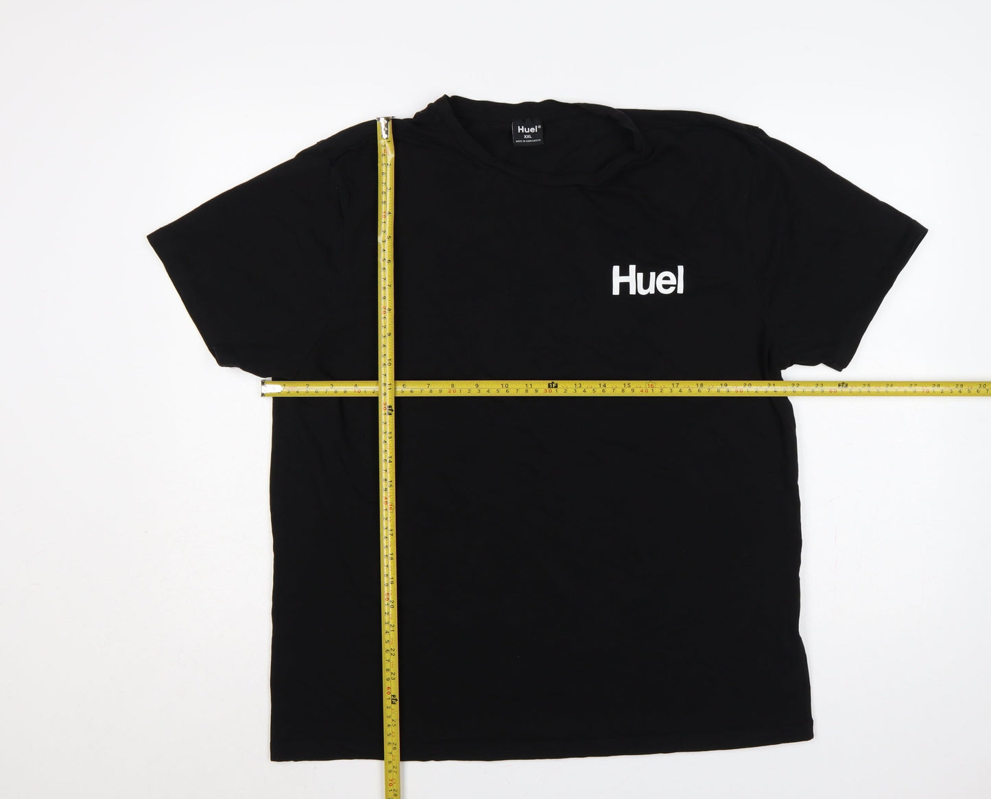 Huel Men’s Black 2XL Logo Graphic Crew Neck Short Sleeve T-Shirt