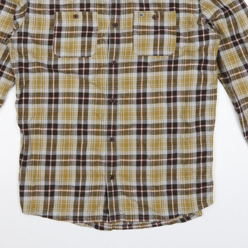 Additional view of Quiksilver Men’s Multicoloured M Regular Fit Plaid Long Sleeve Shirt