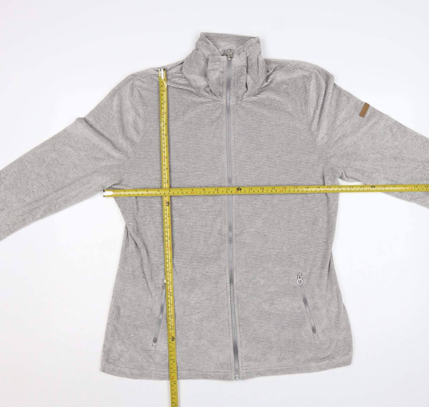Regatta Women Grey UK 16 Full Zip High Neck Sweatshirt Jacket