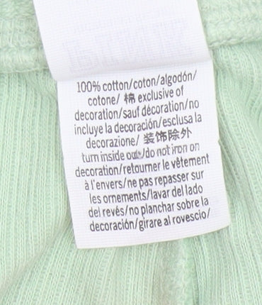 PINK Victoria's Secret Women Green L Cotton Drawstring Sweat Shorts