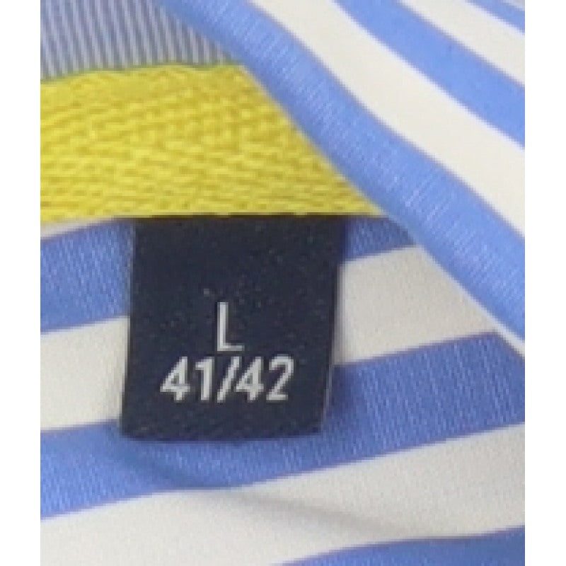 Additional view of Casa Moda Men’s Blue White Stripe Button-Down Shirt L Easy Care